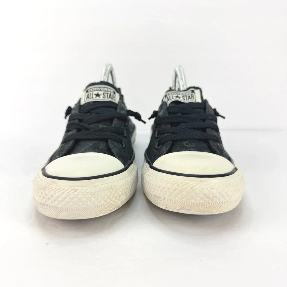 Converse Chuck Taylor All Star Womens 8 Shoreline Black Damask Slip On Sneaker